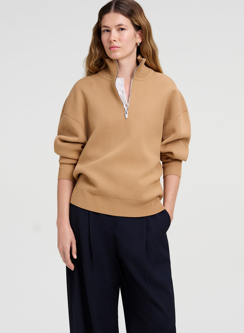 Bella Half Zip Sweater