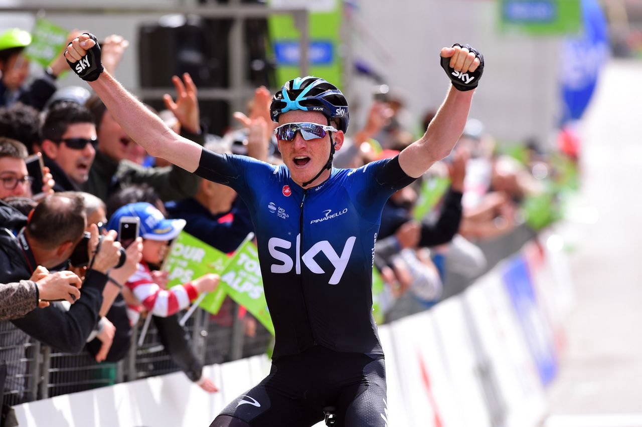 Tao Geoghegan Hart wins stage 4 of the Tour of the Alps