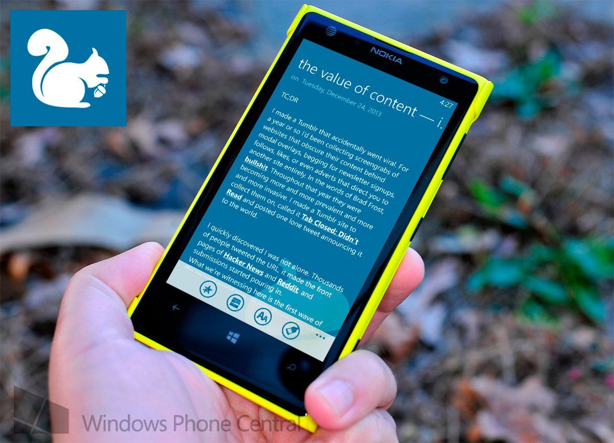 Squirrel is a stellar new Pocket app for Windows Phone 8 Windows Central