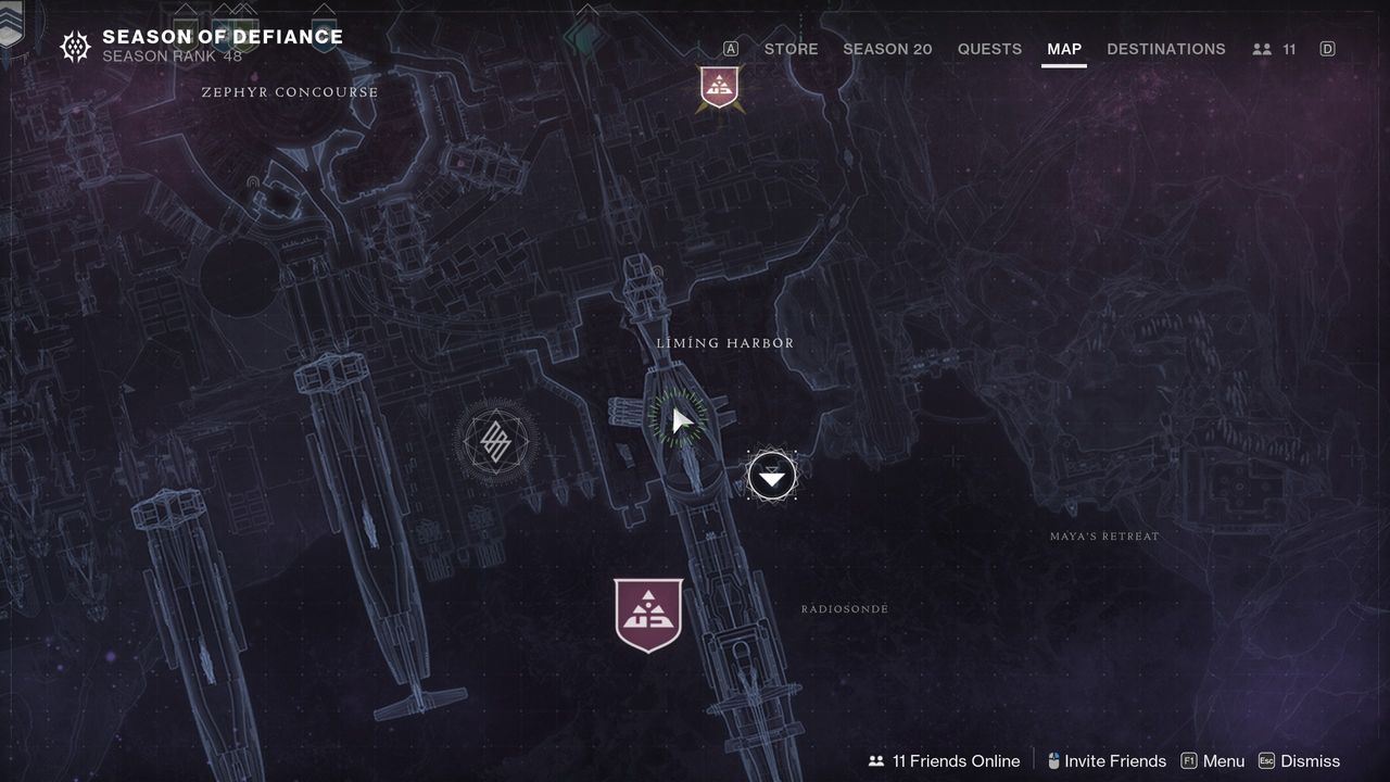Destiny 2 action figure location in Liming Harbor