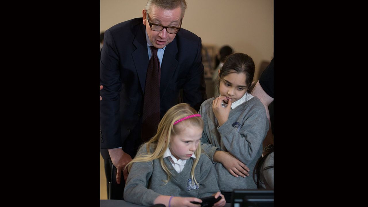 Michael Gove struggled to break into a conversation at the Royal Society of Arts in 2014