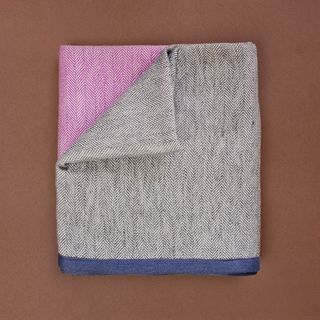 The Leo wool blanket is the product of a small mill in Catanzaro