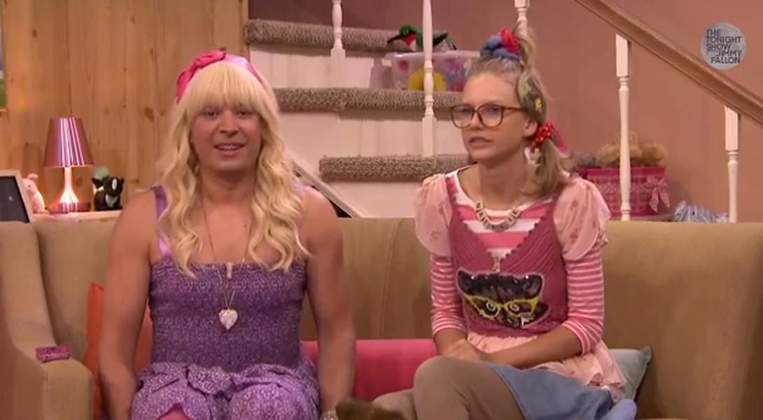 Taylor Swift geeks out with Jimmy Fallon on &amp;#039;Ew!&amp;#039;