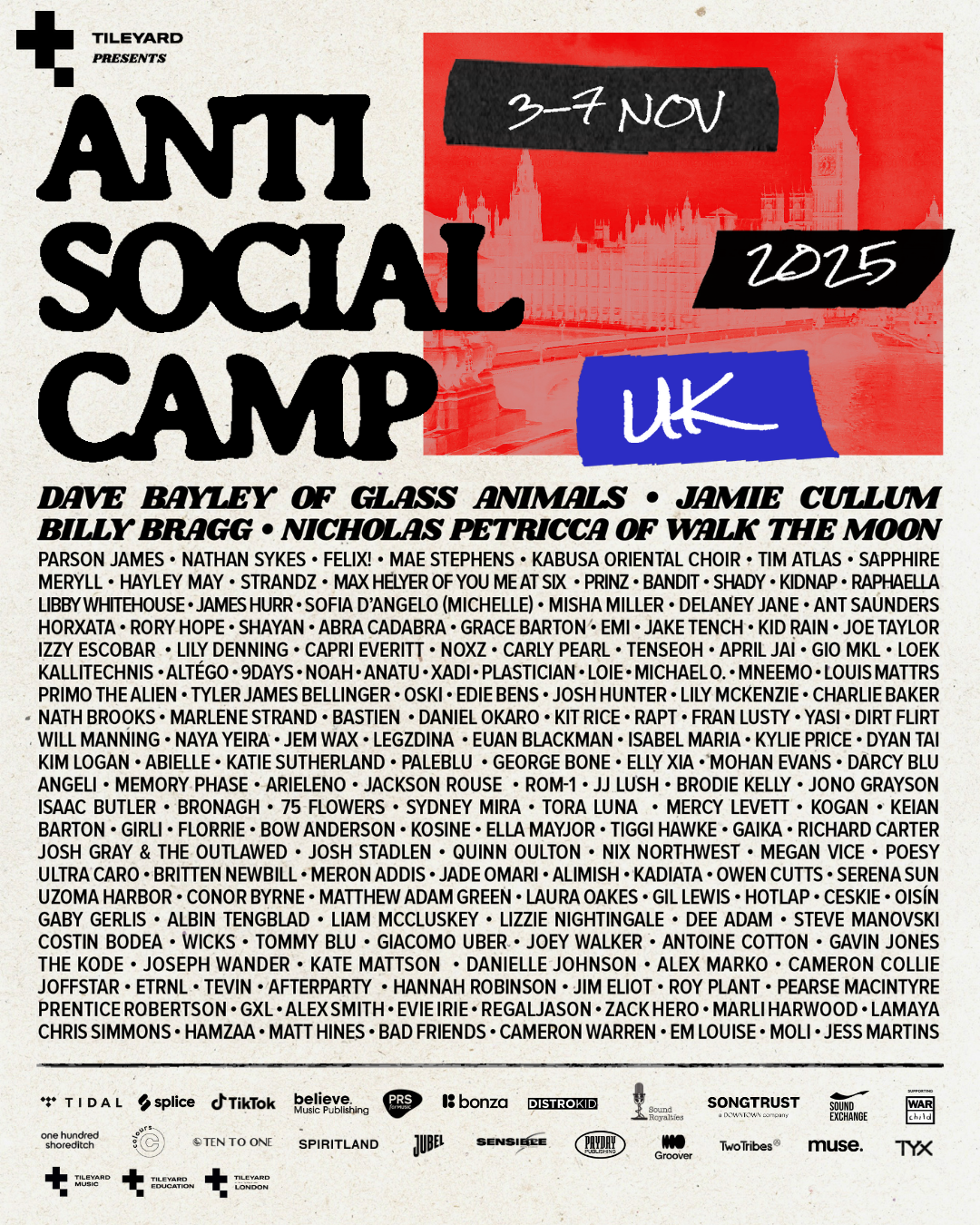 Anti Social Camp flyer