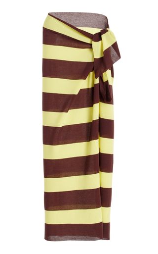 Nomi Hi-Twist Cotton Crepe Sarong