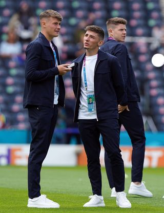 Scotland’s Nathan Patterson (left) with Billy Gilmour were left on the bench at Hampden