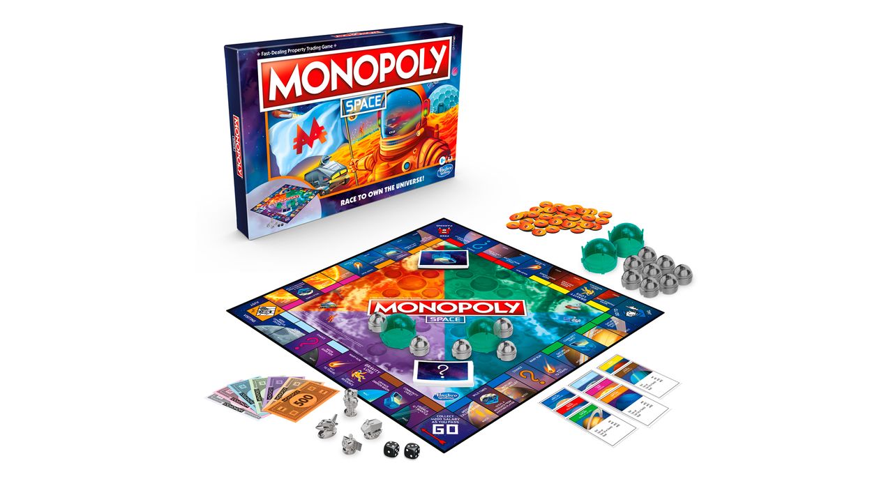 Hasbro has launched the Space Capsule collection of board games, including Battleship Outer Space, Monopoly Space and Trouble: On the Moon Edition. The games are available exclusively at Target.