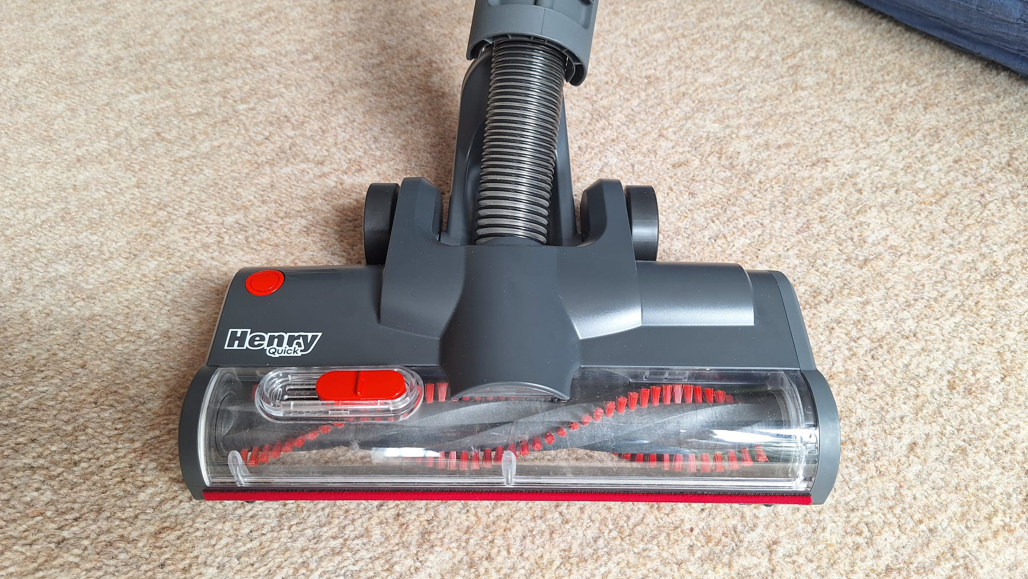 Close-up of floorhead on Numatic Henry Quick vacuum