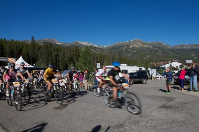 Breck local Nick Truitt leads out the pack