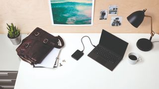 WD Elements SE Portable Drive on a desk