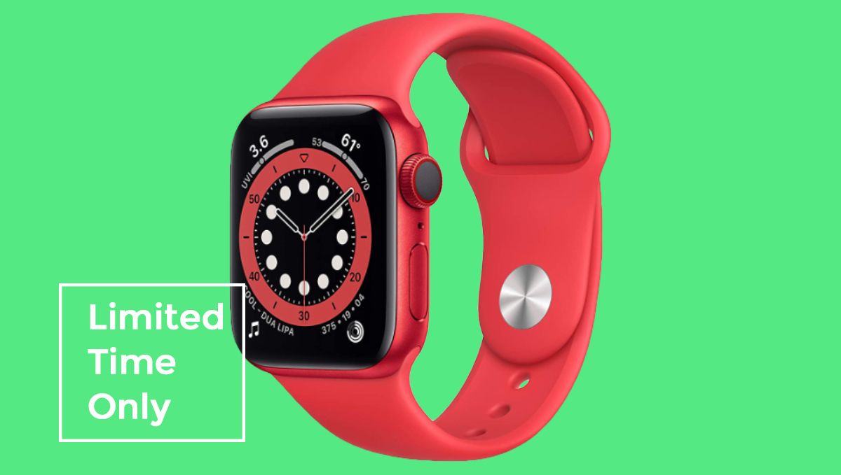 Apple Watch Series 6 Red Bf Green