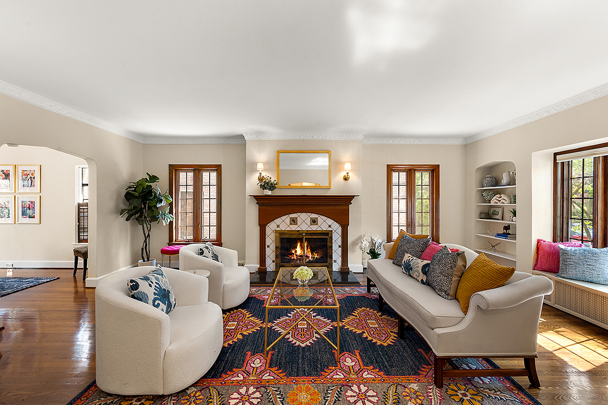 A 1927, four-bedroom Tudor Revival condo in Grosse Pointe, Mich.