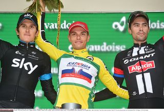 Simon Spilak (Katusha) wins the Tour de Suisse