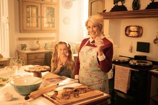 Phyllis Logan as Cora.