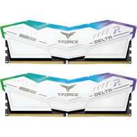 TEAMGROUP T-Force Delta RGB DDR5 32GB (2x16GB) 6000MHz CL30 (White) | $97.99 at Amazon