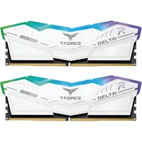 TEAMGROUP T-Force Delta RGB DDR5 32GB (2x16GB) 6000MHz CL30 (White) | $97.99 at Newegg