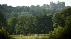 Belvoir Castle sits above the Vale of Belvoir