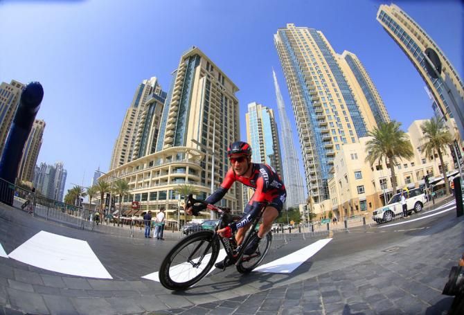 Steven Cummings (BMC Racing) on his way to second place