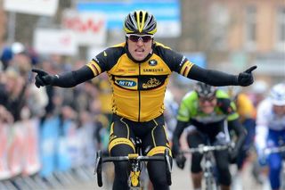 Gerald Ciolek (MTN-Qhubeka) wins the sprint on the final stage of the 3-days of West Flanders