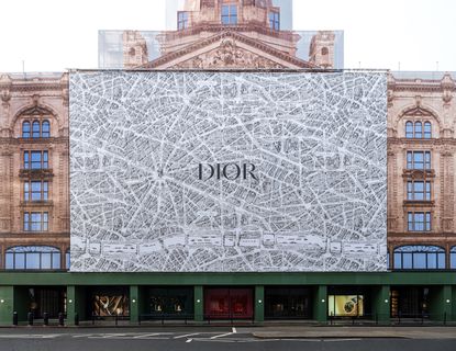 Harrods at night, London, UK Stock Photo - Alamy