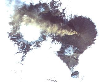aster satellite kamchatka volcano