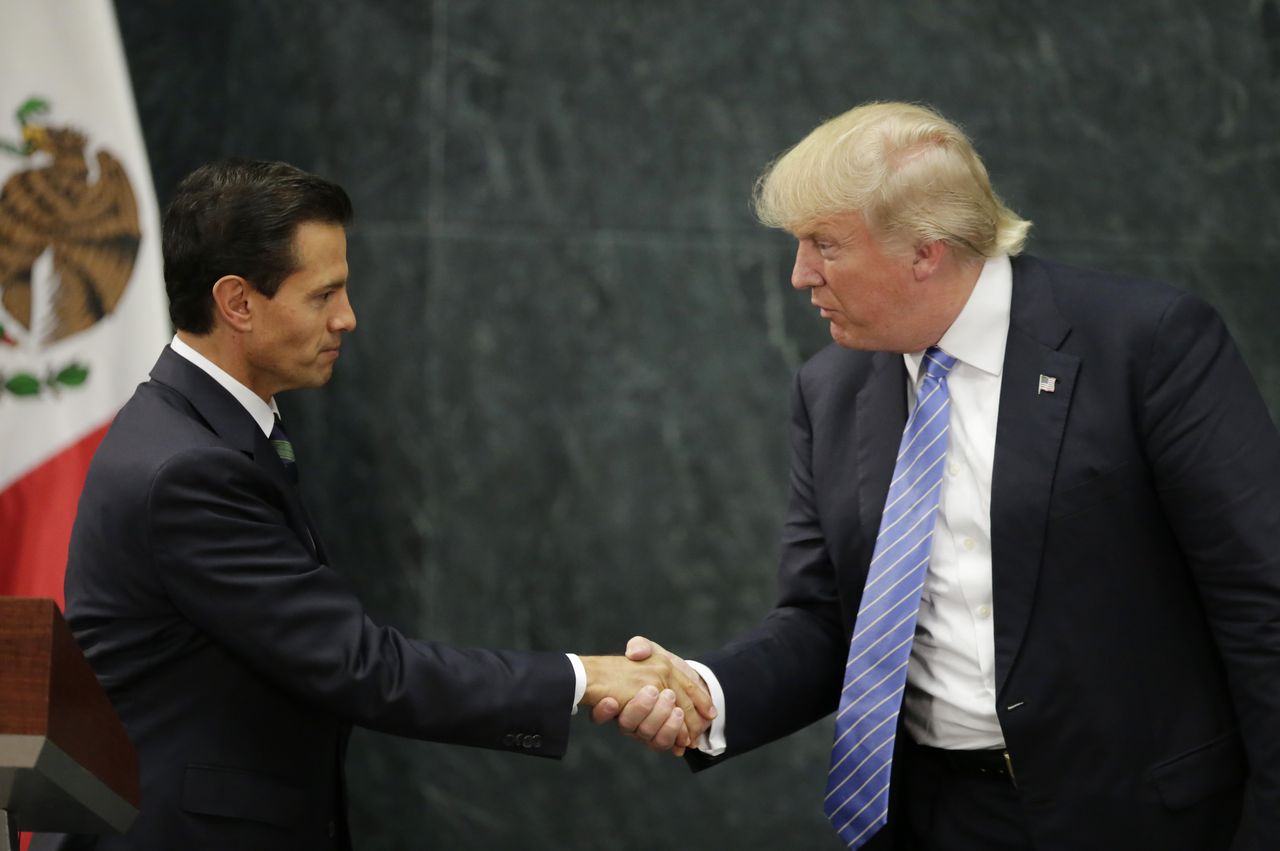 Donald Trump meets with Mexico&amp;#039;s President Enrique Pena Nieto