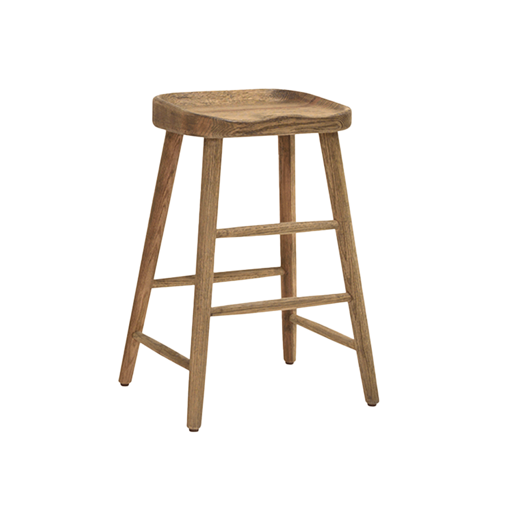 Loaf Bumble-stool in Smoked Oak against a white background