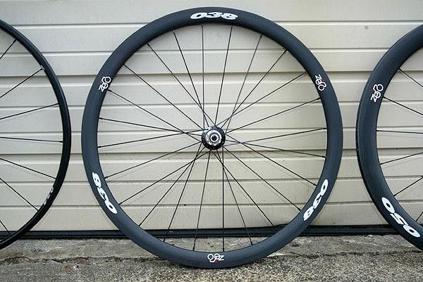 Zero 038 wheel - the numbers come from the rim depth (and why not?). The 038s weigh 1300g per pair and feature a deeper rim.