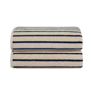 A set of striped towels
