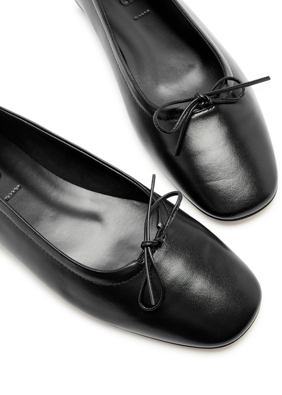 Delfina Leather Ballet Flats