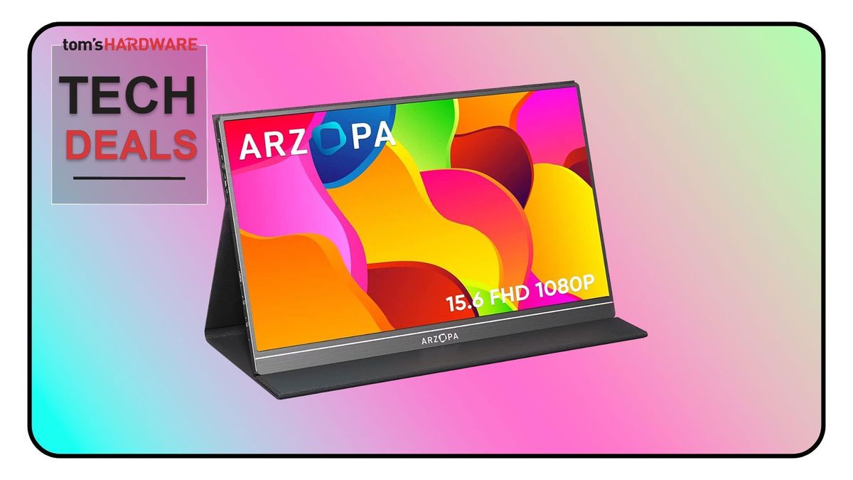 This 15.6-inch IPS portable monitor is 36% off — at only $69, this is a cheap answer to your Back to School second screen needs