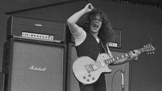 Paul Kossoff performing with Free at the Isle of Wight Festival in 1970