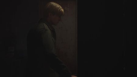 James opens the cabinet to get his items back after the basement in Silent Hill 2 Remake