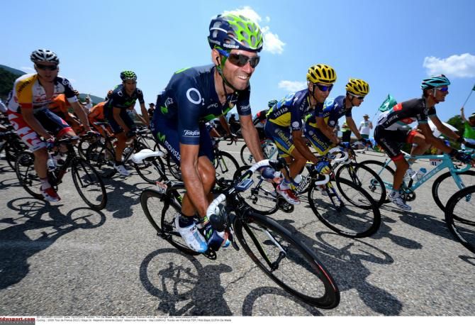 Alejandro Valverde (Movistar) on stage 16