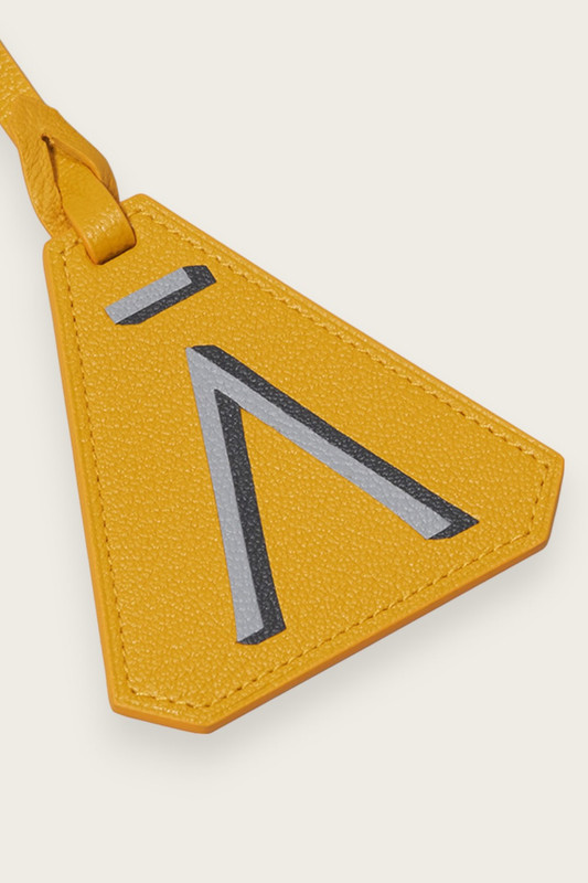 Aman Leather Charm and Card Holder Set - Sun