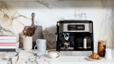 De'Longhi All-In-One Coffee Maker on a countertop