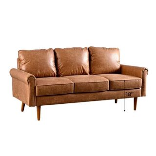 Ainsley Faux Leather Sofa