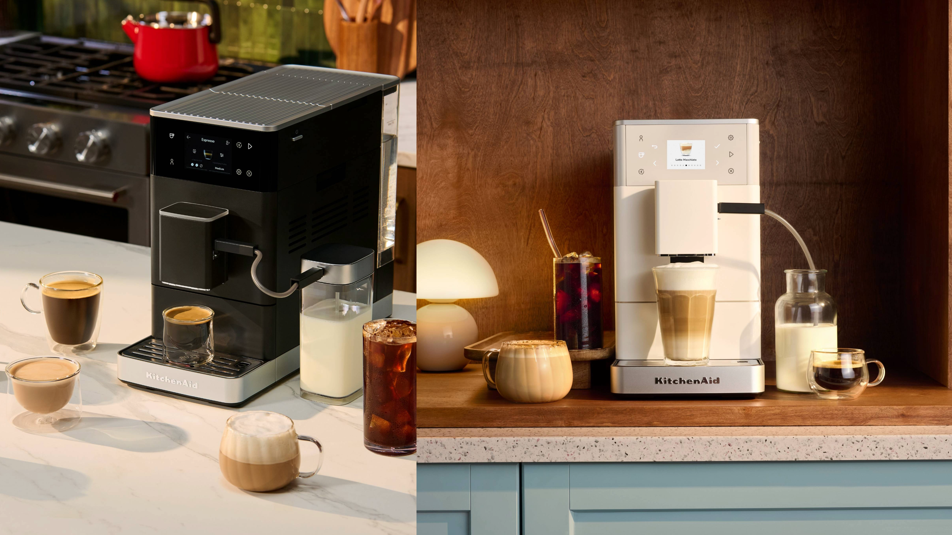 KitchenAid's new compact coffee machine collection 