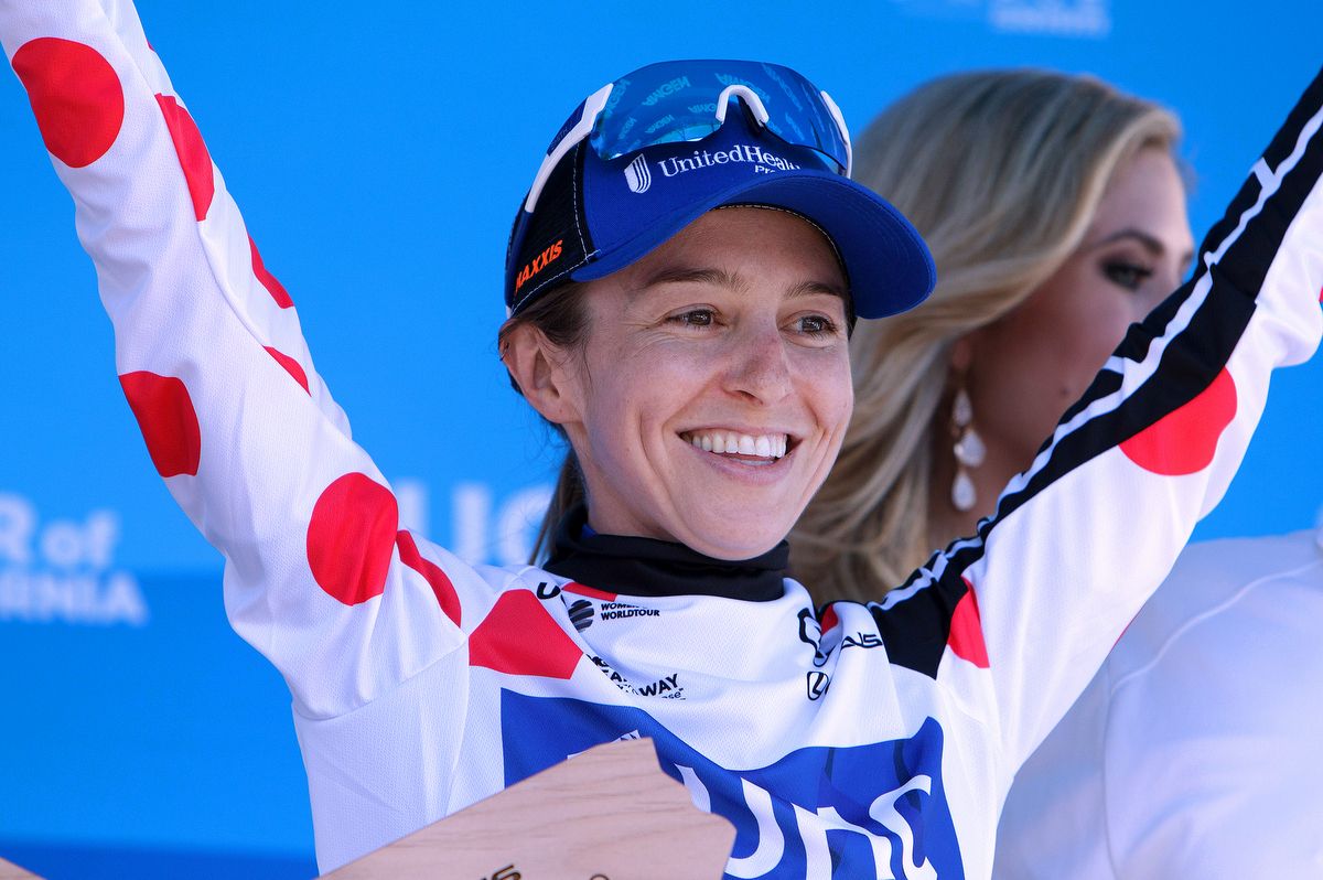 QOM jersey winner Katie Hall (UHC)