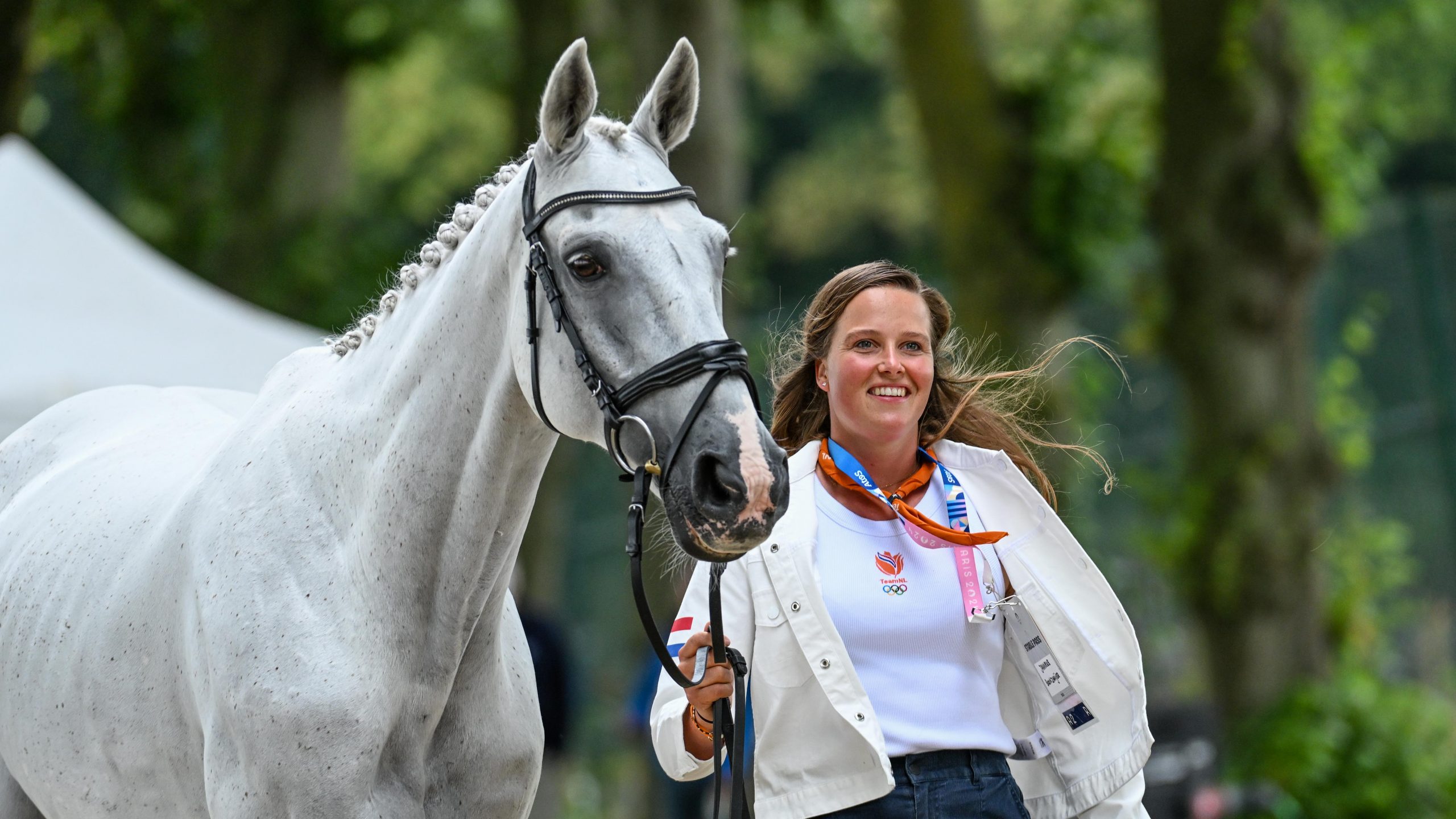Olympic eventing first trot-up photos: Janneke Boonzaaijer