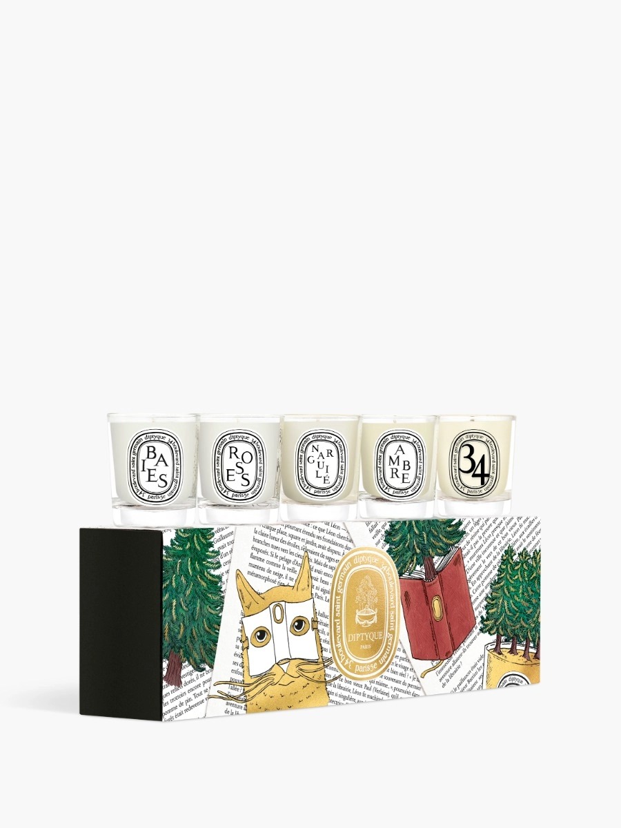 Diptyque Paris, conjunto Holiday Edition de 5 velas em miniatura