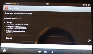 Confirm Installation of a Sideloaded App on the Kindle Fire
