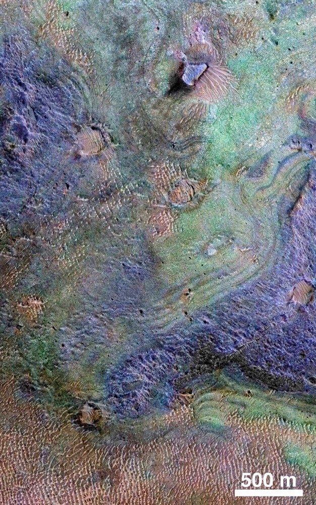 Nili Fossae Region on Mars