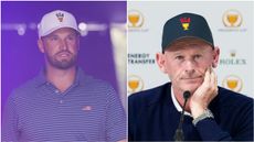Wyndham Clark and Brandt Snedeker at the 2026 Presidents Cup at Medinah near Chicago