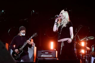 (L-R) Soundgarden's Kim Thayil and Taylor Momsen