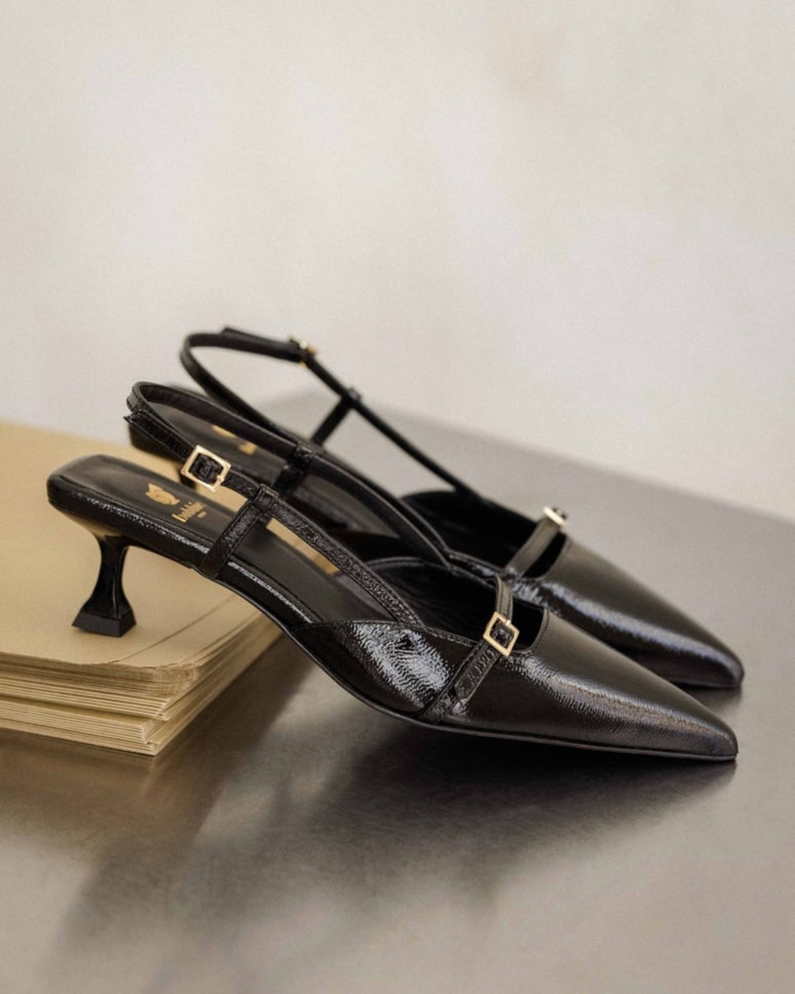 Bobbies Reem Slingback Heels