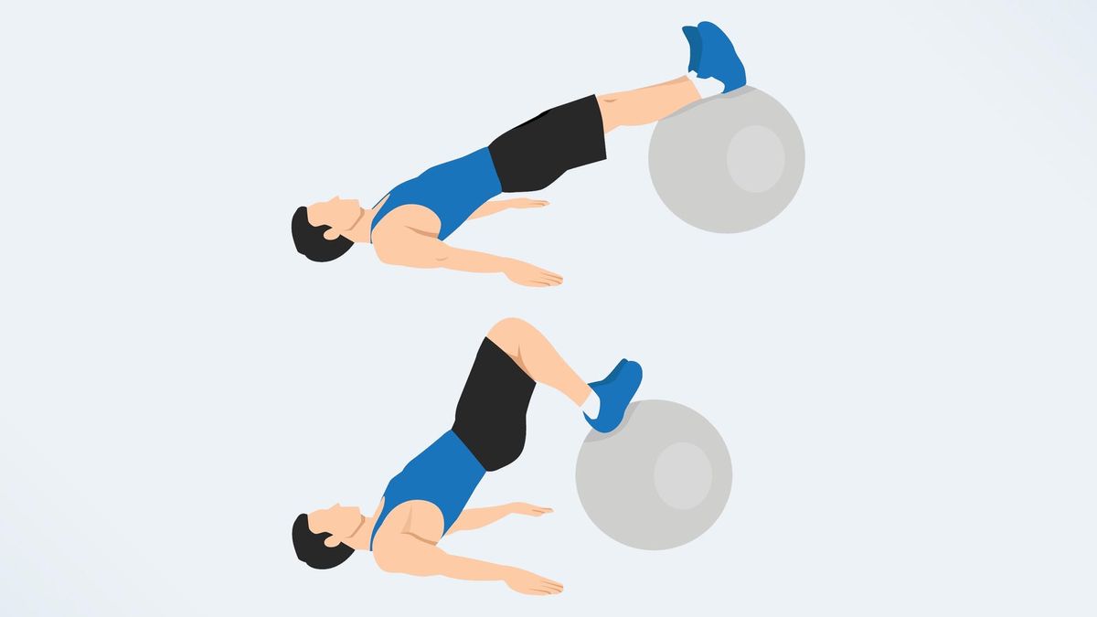 7 stability ball exercises for building strength and balance Tom's Guide