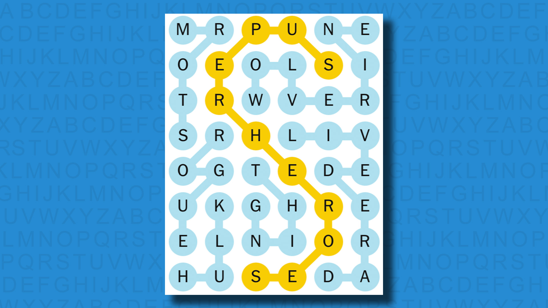 NYT Strands answers for game 536 on a blue background