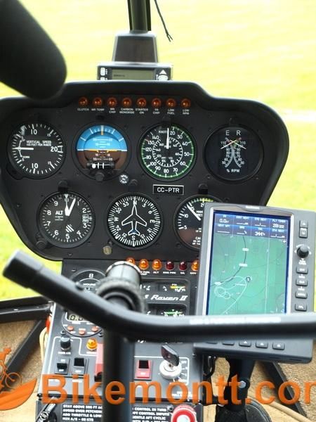 The chopper is ready to depart in order to take photos