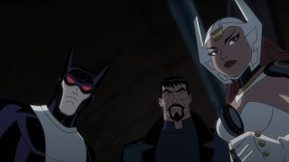 Heroes from Justice League: Gods and Monsters